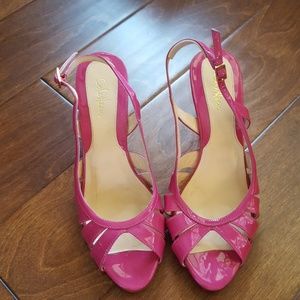 Cole Haan women's hot pink strappy heels